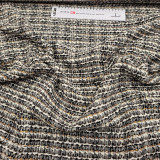 BOUCLE STOFF TYP CHANEL - Fb. 03 SCHWARZ, WEISS, GOLD