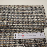 BOUCLE STOFF TYP CHANEL - Fb. 03 SCHWARZ, WEISS, GOLD